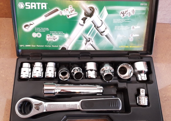 Sata Pass Thru Ratchet & Socket Set 12pc, 1/2", 3.8kg, 09133 ID888518   Sata Hand Tools (Branded) Selangor, Malaysia, Kuala Lumpur (KL), Seri Kembangan, Setapak, Kajang Supplier, Suppliers, Supply, Supplies | Knight Auto Sdn Bhd