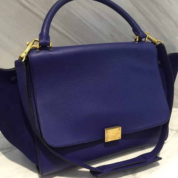 (SOLD) Celine Trapeze Large in Electric Blue with Strap Celine Kuala Lumpur (KL), Selangor, Malaysia. Supplier, Retailer, Supplies, Supply | BSG Infinity (M) Sdn Bhd