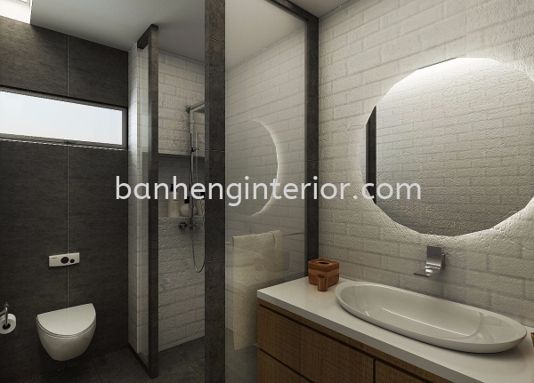 Bathroom  INTERIOR DESIGN Interior Design Johor Bahru (JB), Johor, Skudai Service, Renovation, Construction | Ban Heng Interior Design Sdn Bhd