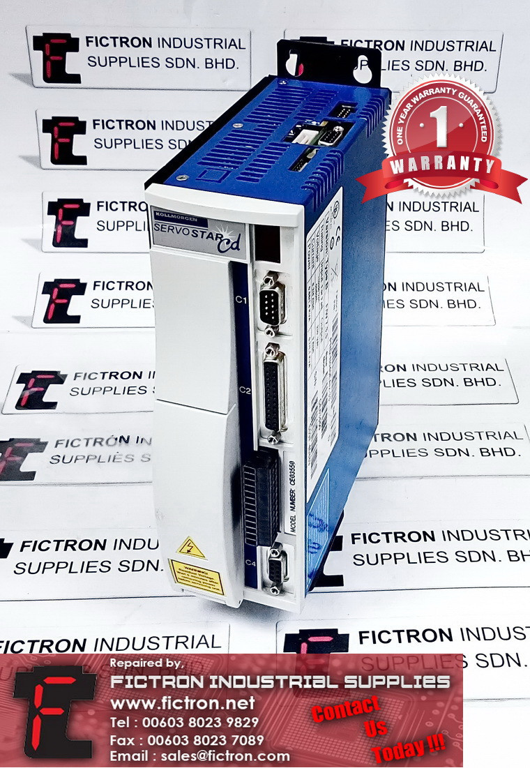 CE06560 KOLLMORGEN PRD-B040EAIz-62 AC SERVO DRIVE REPAIR SERVICE IN MALAYSIA 12 MONTHS WARRANTY