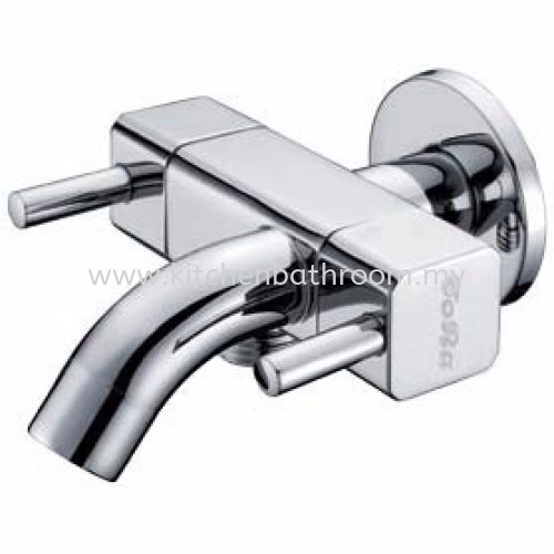 TORA CHROME SQUARE SERIES TWO WAY TAP TW707 / TR-TP-TW-00715-CH