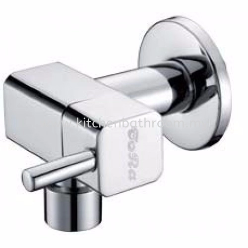 TORA CHROME SQUARE SERIES WALL BIB TAP WB710 / TR-TP-WB-00701-CH