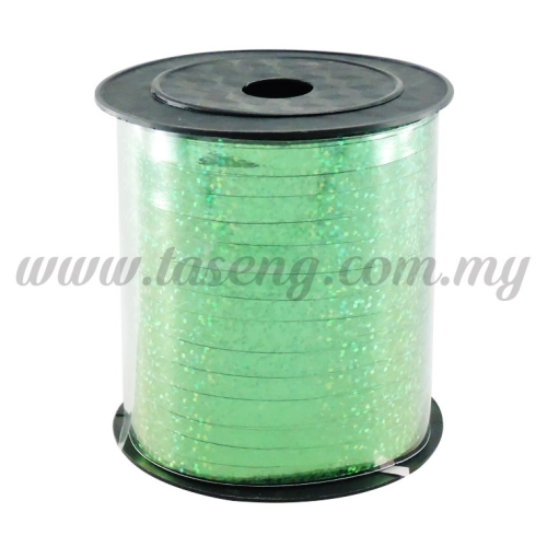 0.5cm Metallic Laser Ribbon -Green (RB4-GN)