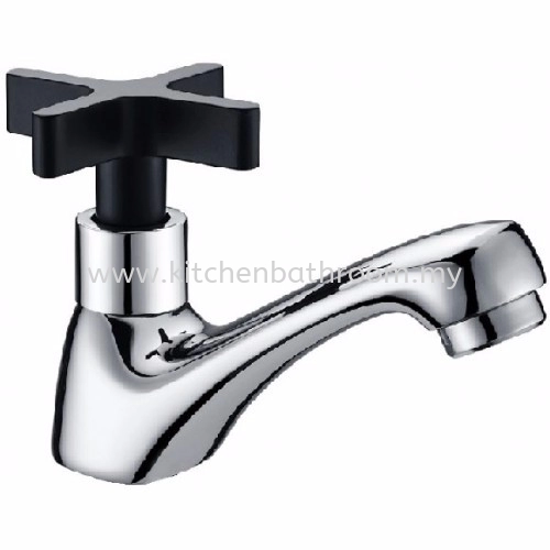 TORA TIME ALIVE (BLACK) SERIES WASH BASIN COLD TAP BC2200-BK / TR-TP-BC-00359-BK