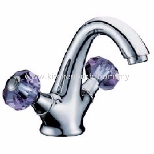 TORA CRYSTALLINE SERIES WASH BASIN MIXER TAP BTM2909 / TR-TP-BTM-08884-PP