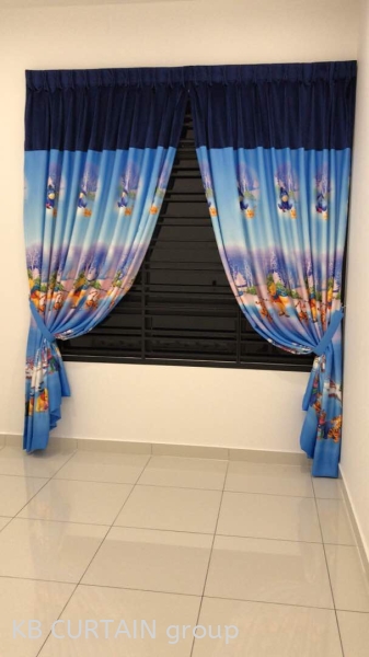 Cartoon curtain Curtain Fabric CURTAIN SERIES Johor Bahru (JB), Malaysia, Singapore, Mount Austin, Skudai, Kulai Design, Supplier, Renovation | KB Curtain & Interior Decoration