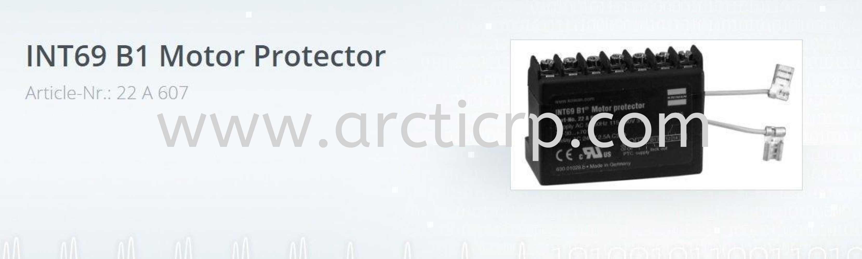 Kriwan INT69 B1 (22A607) Motor Protector