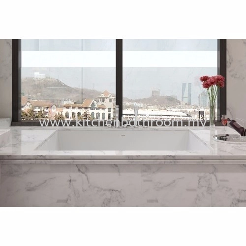 POLYSTONE FREE STANDING LONG BATH TR-BHT-FSB-06333-WW