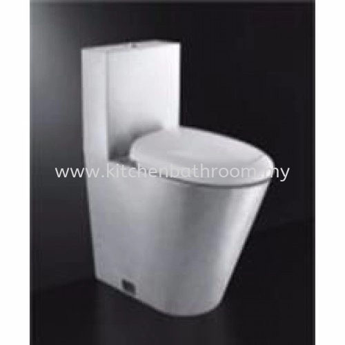 STAINLESS STEEL WATER CLOSET WITH PVC LID GK6100 / TR-SYW-OPS-09949-ST