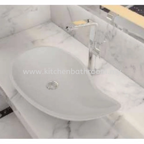 POLYSTONE COUNTER TOP BASIN TR-SYW-WHB-05175-WW