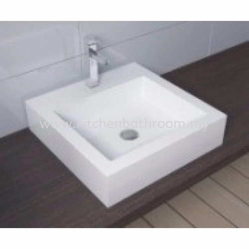 POLYSTONE COUNTER TOP BASIN TR-SYW-WHB-06202-WW