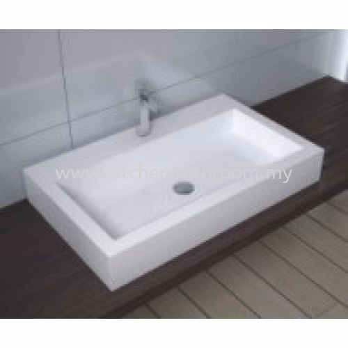 POLYSTONE COUNTER TOP BASIN TR-SYW-WHB-06204-WW