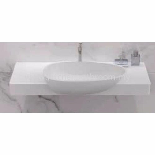 POLYSTONE WALL HUNG BASIN TR-SYW-WHB-06138-WW