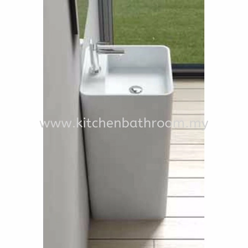 POLYSTONE FREE STANDING BASIN TR-SYW-WHB-06267-WW