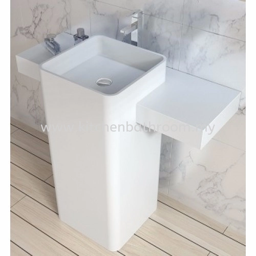 POLYSTONE FREE STANDING BASIN TR-SYW-WHB-06271-WW