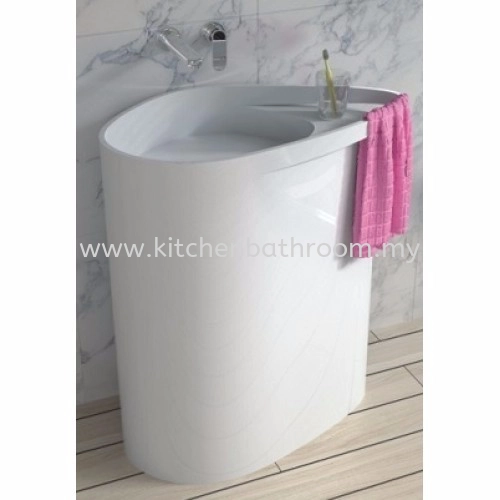 POLYSTONE FREE STANDING BASIN TR-SYW-WHB-06273-WW