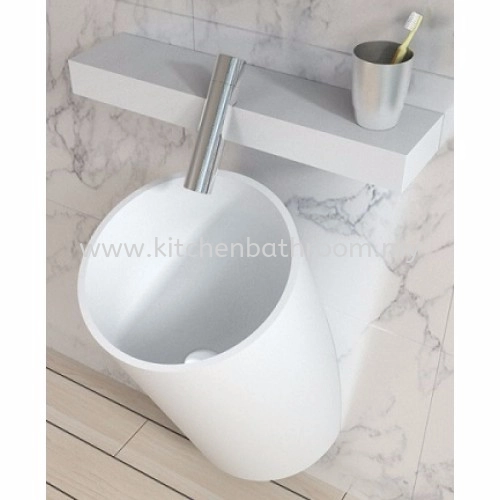 POLYSTONE FREE STANDING BASIN TR-SYW-WHB-05192-WW