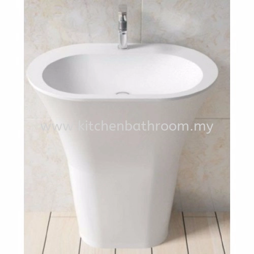 POLYSTONE FREE STANDING BASIN TR-SYW-WHB-06281-WW