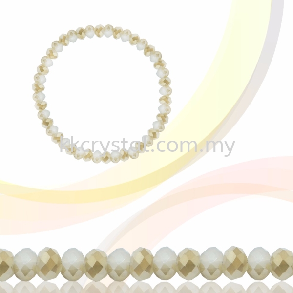 Crystal China, Donut 3mm, B285 Crystal Opal AB Donut 03mm  Beads Kuala Lumpur (KL), Malaysia, Selangor, Klang, Kepong Wholesaler, Supplier, Supply, Supplies | K&K Crystal Sdn Bhd