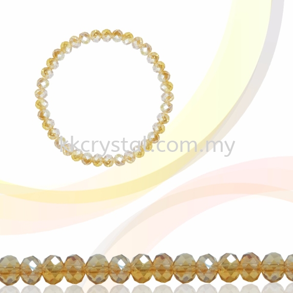 Crystal China, Donut 3mm, B47 Light Colorado Topaz AB Donut 03mm  Beads Kuala Lumpur (KL), Malaysia, Selangor, Klang, Kepong Wholesaler, Supplier, Supply, Supplies | K&K Crystal Sdn Bhd