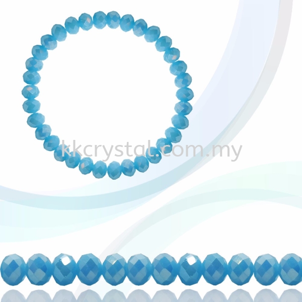 Crystal China, Donut 3mm, B72 Aquamarine Opal AB Donut 03mm  Beads Kuala Lumpur (KL), Malaysia, Selangor, Klang, Kepong Wholesaler, Supplier, Supply, Supplies | K&K Crystal Sdn Bhd