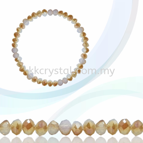 Crystal China, Donut 4mm, B99 COPPER OPAL AB Donut 04mm Beads Kuala Lumpur (KL), Malaysia, Selangor, Klang, Kepong Wholesaler, Supplier, Supply, Supplies | K&K Crystal Sdn Bhd