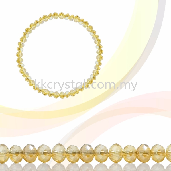 Crystal China, Donut 4mm, B97 Golden Shadow Donut 04mm Beads Kuala Lumpur (KL), Malaysia, Selangor, Klang, Kepong Wholesaler, Supplier, Supply, Supplies | K&K Crystal Sdn Bhd