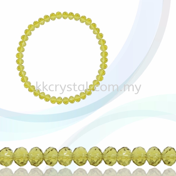 Crystal China, Donut 4mm, B18, Jonquil Donut 04mm Beads Kuala Lumpur (KL), Malaysia, Selangor, Klang, Kepong Wholesaler, Supplier, Supply, Supplies | K&K Crystal Sdn Bhd