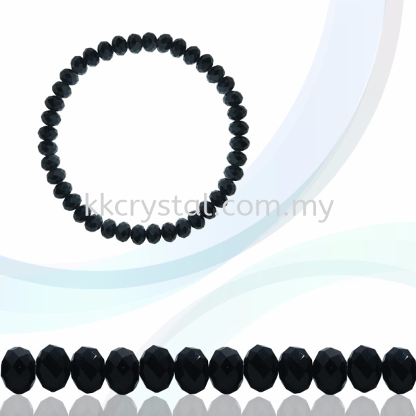 Crystal China, Donut 4mm, B2 Jet Donut 04mm Beads Kuala Lumpur (KL), Malaysia, Selangor, Klang, Kepong Wholesaler, Supplier, Supply, Supplies | K&K Crystal Sdn Bhd