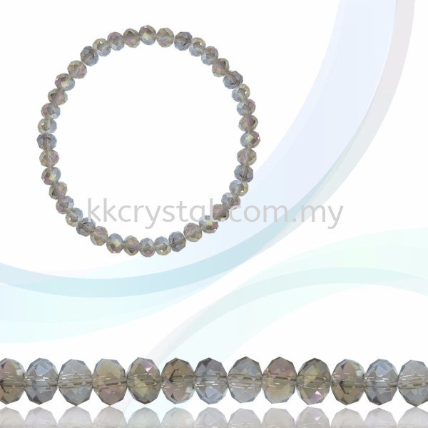 Crystal China, Donut 4mm, B67 Black Diamond AB Donut 04mm Beads Kuala Lumpur (KL), Malaysia, Selangor, Klang, Kepong Wholesaler, Supplier, Supply, Supplies | K&K Crystal Sdn Bhd