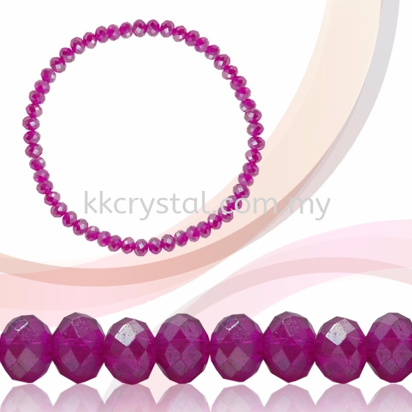 Crystal China, Donut 6mm, B120 Fuchsia AB Donut 06mm Beads Kuala Lumpur (KL), Malaysia, Selangor, Klang, Kepong Wholesaler, Supplier, Supply, Supplies | K&K Crystal Sdn Bhd