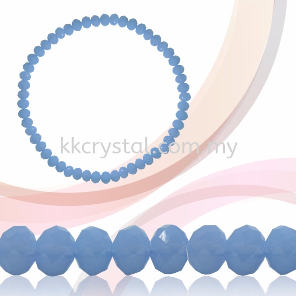 Crystal China, Donut 6mm, B30 Air Blue Opal Donut 06mm Beads Kuala Lumpur (KL), Malaysia, Selangor, Klang, Kepong Wholesaler, Supplier, Supply, Supplies | K&K Crystal Sdn Bhd
