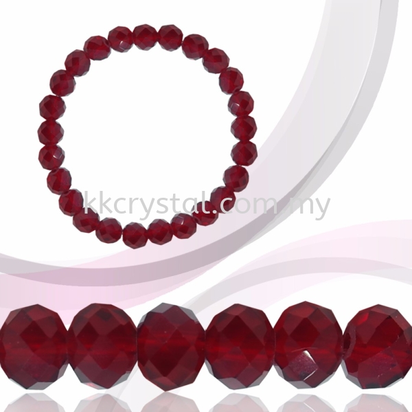 Crystal China, Donut 8mm, B4 Siam Donut 08mm Beads Kuala Lumpur (KL), Malaysia, Selangor, Klang, Kepong Wholesaler, Supplier, Supply, Supplies | K&K Crystal Sdn Bhd