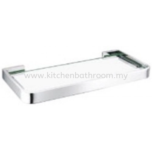 BENZITE SERIES GLASS SHELF BZ0163 / TR-BA-GS-08496-PL