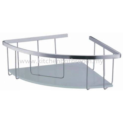 ANTHILL CORNER GLASS SHELF AH101 / AH-BA-GS-00865-ST