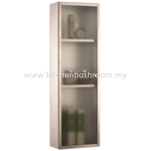 STAINLESS STEEL GLASS CABINET M6112E / TR-BA-MC-04959