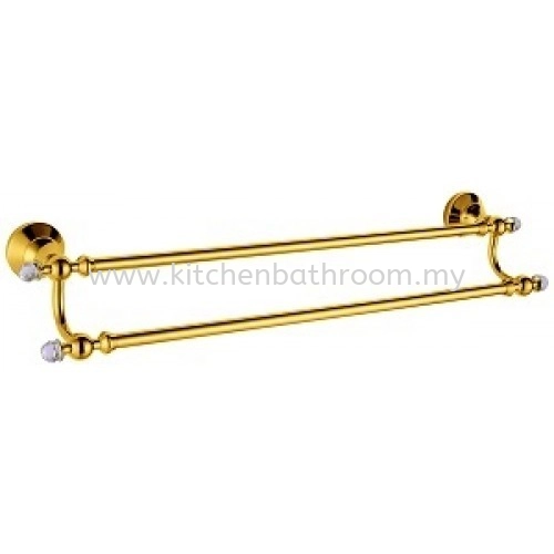 GRIVAS SERIES DOUBLE TOWEL BAR GV0612 / TR-BA-TLB-08541-CG