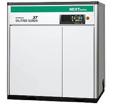 Hitachi Hiscrew Next II Series Oil Free Screw Compressor Fixed Speed Model