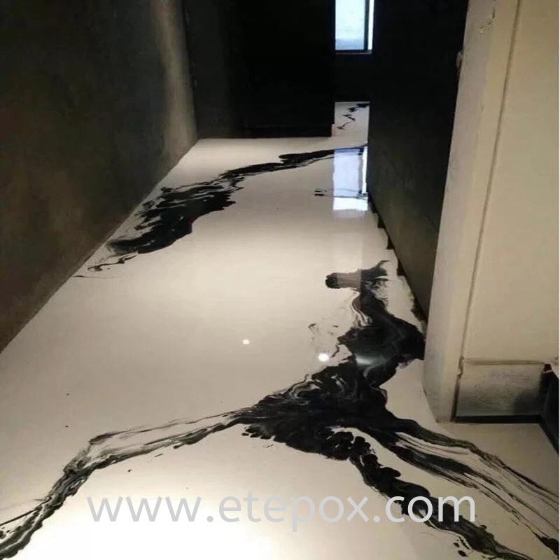 Ink Wash Painting Floor