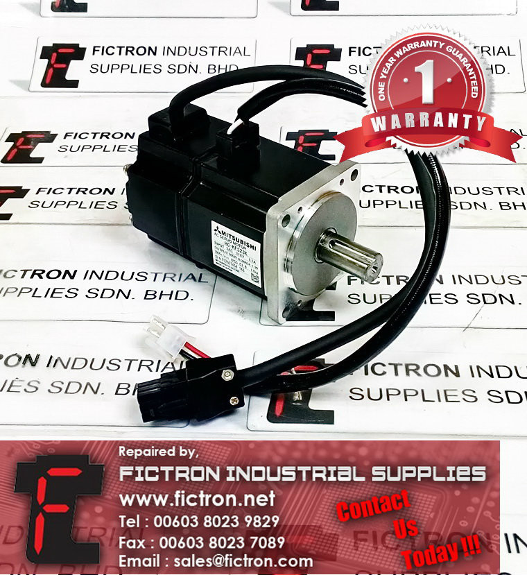 HC-KFS23K HCKFS23K MITSUBISHI AC SERVO MOTOR REPAIR SERVICE IN MALAYSIA 12 MONTHS WARRANTY