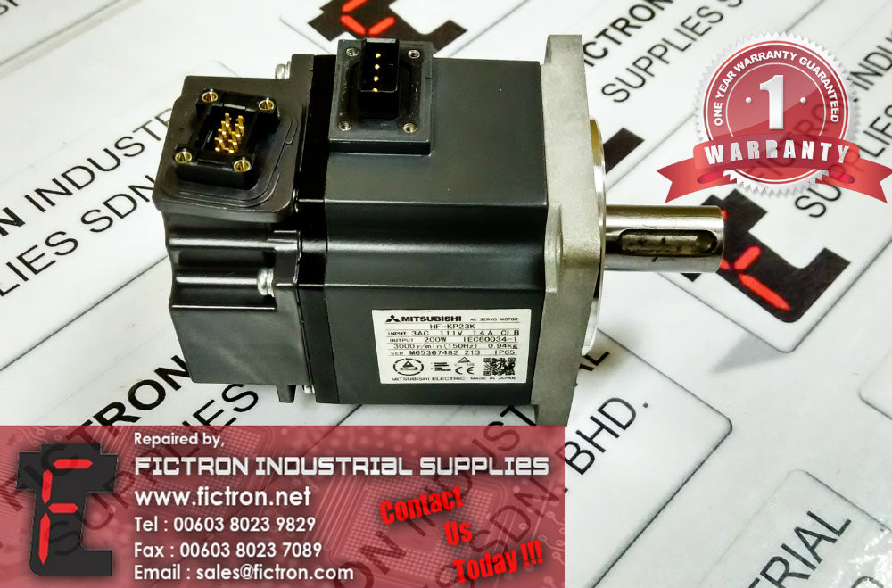 HF-KP23K HFKP23K MITUSUBISHI AC SERVO MOTOR REPAIR SERVICE IN MALAYSIA 12 MONTHS WARRANTY