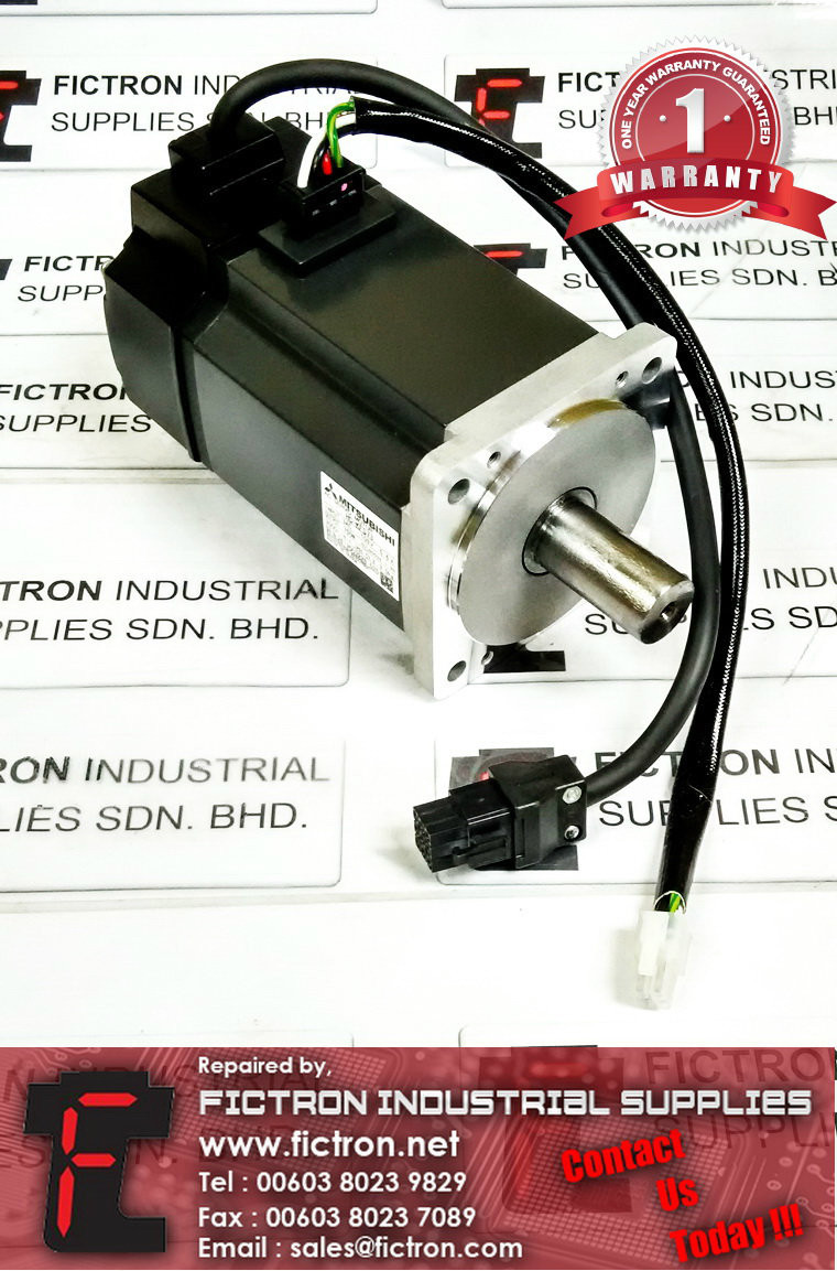 HC-KFS73 HCKFS73 MITSUBISHI AC SERVO MOTOR REPAIR SERVICE IN MALAYSIA 12 MONTHS WARRANTY