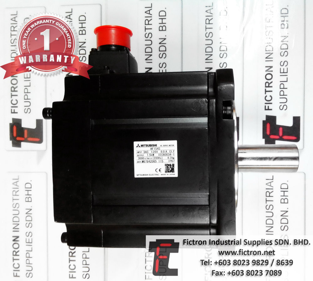 HF154S MITSUBISHI AC SERVO MOTOR REPAIR SERVICE IN MALAYSIA 12 MONTHS WARRANTY
