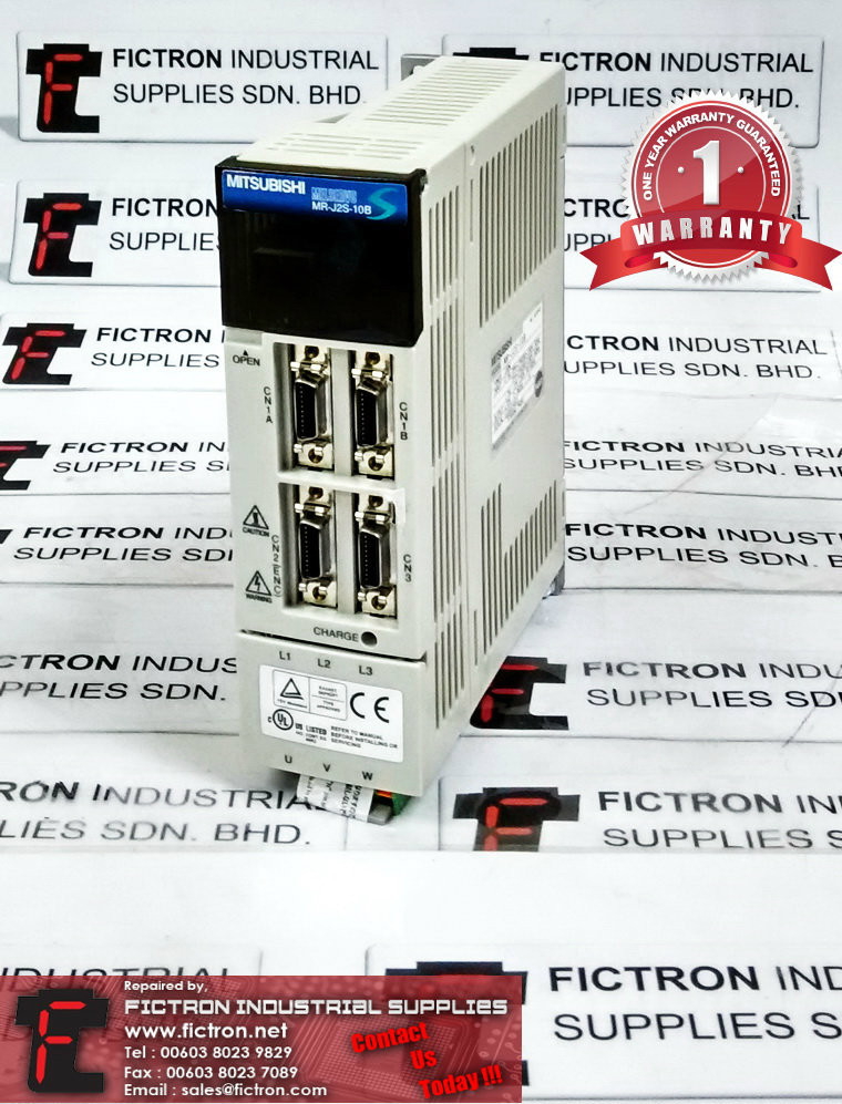 MR-J2S-10B MRJ2S10B MITSUBISHI AC SERVO DRIVE REPAIR SERVICE IN MALAYSIA 12 MONTHS WARRANTY