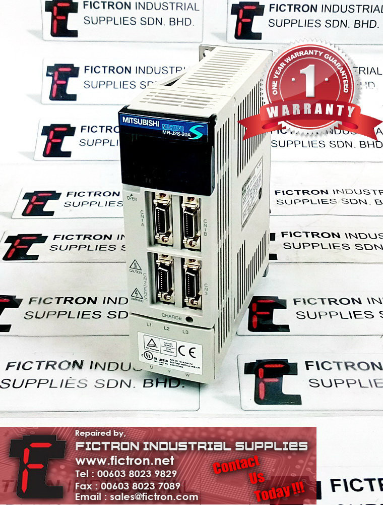 MR-J2S-20A MRJ2S20A MITSUBISHI AC SERVO DRIVE REPAIR SERVICE IN MALAYSIA 12 MONTHS WARRANTY