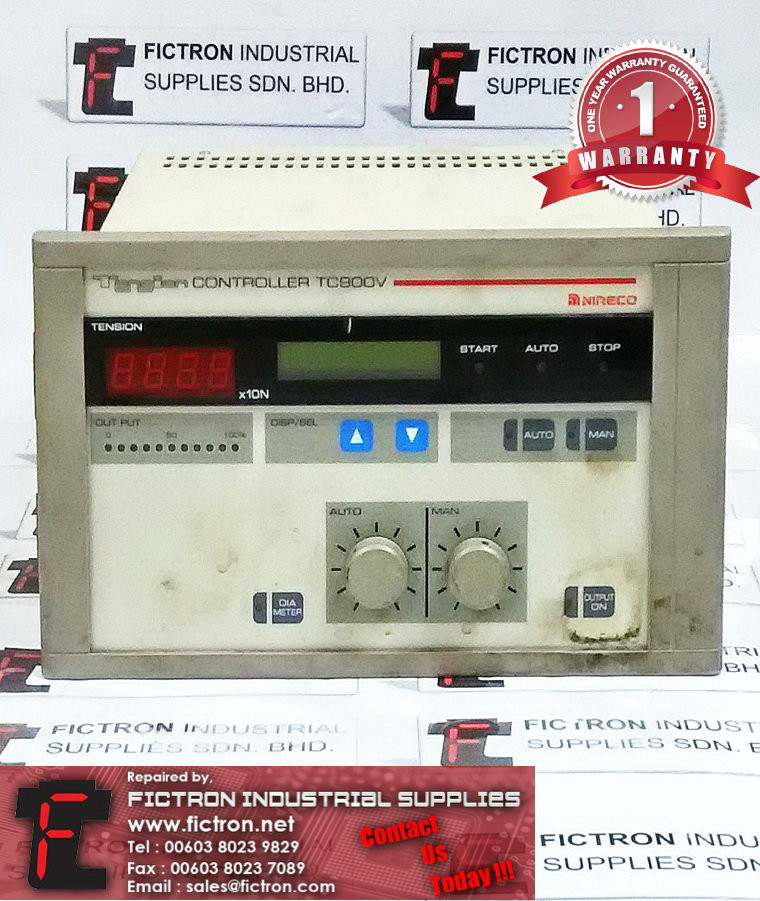 TC900V NIRECO TENSION CONTROLLER REPAIR SERVICE IN MALAYSIA 12 MONTHS WARRANTY