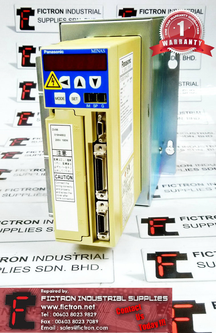 DV85018HA502 PANASONIC AC SERVO DRIVE REPAIR SERVICE IN MALAYSIA 12 MONTHS WARRANTY
