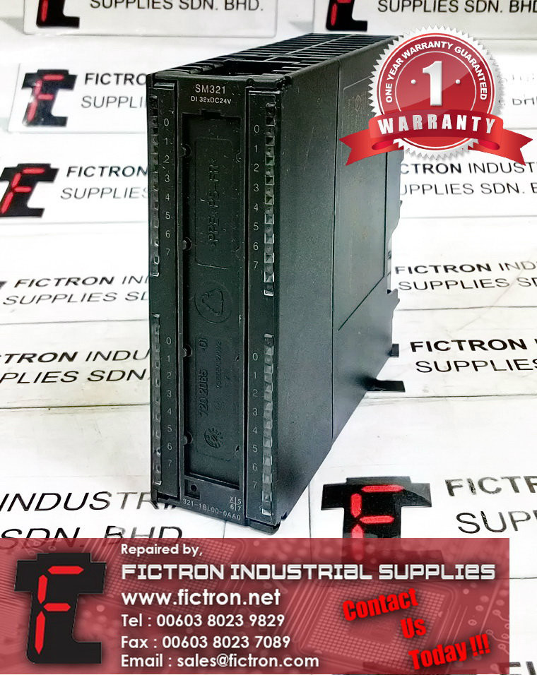 6ES7321-1BL00-0AA0 6ES73211BL000AA0 SIEMENS PLC REPAIR SERVICE IN MALAYSIA 12 MONTHS WARRANTY