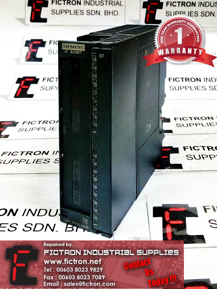 6ES7331-7KF02-0AB0 6ES73317KF020AB0 SIEMENS PLC REPAIR SERVICE IN MALAYSIA 12 MONTHS WARRANTY