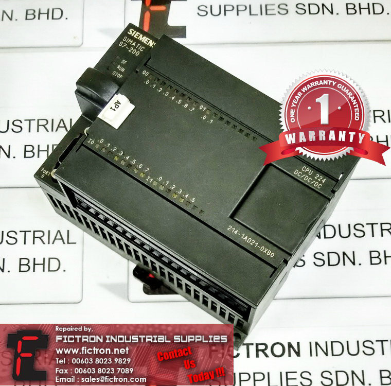 6ES7214-1AD21-0XB0 6ES72141AD210XB0 SIEMENS PLC CPU REPAIR SERVICE IN MALAYSIA 12 MONTHS WARRANTY